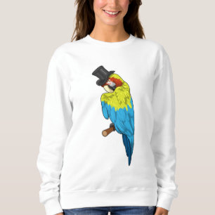 Sweatshirt Perroquet avec cylindre