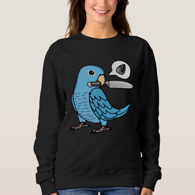 Sweatshirt Perroquet couteau veut des graines I Perroquetlet  (Devant)