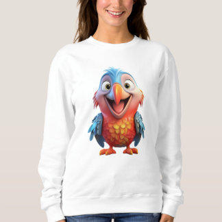 Sweatshirt Perroquet souriant mignon