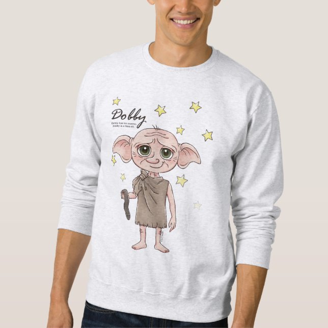 Sweatshirt Personnages aquarelles de Dobby (Devant)