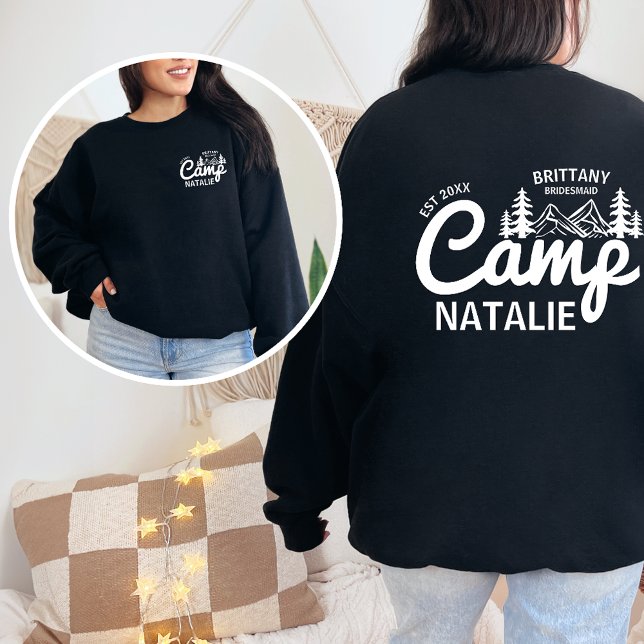 Sweatshirt Personnalisé Camp Bach Bachelorette Party Custom (Créateur téléchargé)