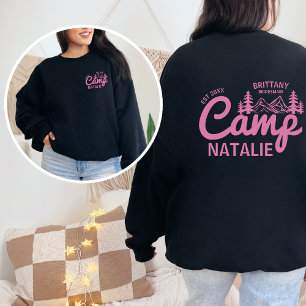 Sweatshirt Personnalisé Camp Bach Bachelorette Party Custom