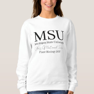 Sweatshirt personnalisé Collège, nom Lettre person