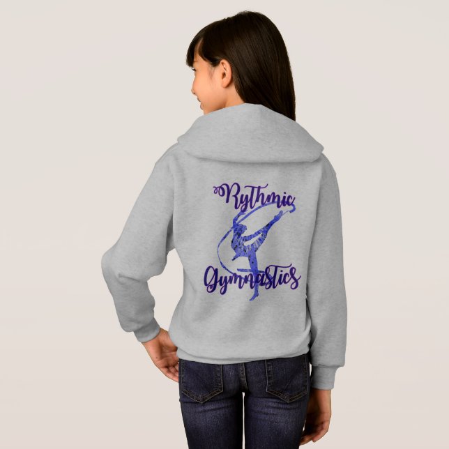 sweatshirt personnalisé de la gymnastique rythmiqu (Dos entier)