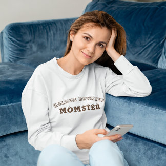 Sweatshirt Personnalisé Golden Retriever Maman Halloween