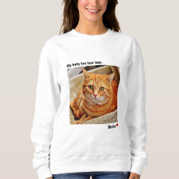 Sweatshirt Personnalisé Gros Photo Animal De Compagnie