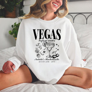 Sweatshirt Personnalisé Las Vegas Bachelorette Party