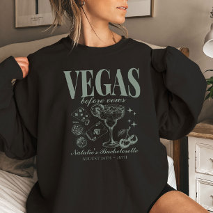 Sweatshirt Personnalisé Las Vegas Bachelorette Party