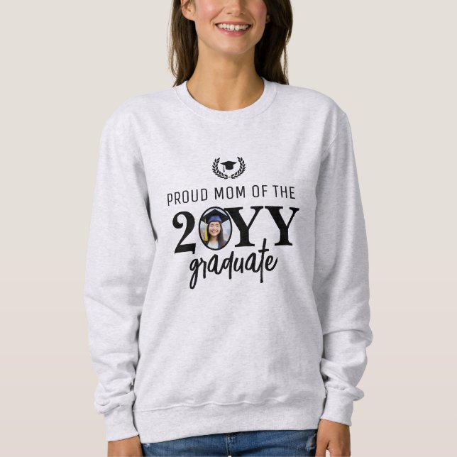 Sweatshirt Personnalisé Moderne Fier Maman de la Parent de Gr (Devant)