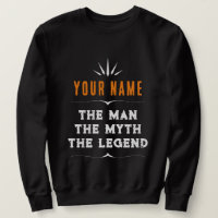 Personnalisé Nom L'Homme Mythe Légende Personnalis