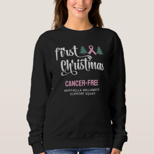 Sweatshirt Personnalisé PREMIER NOËL Cancer du sein Gratuit