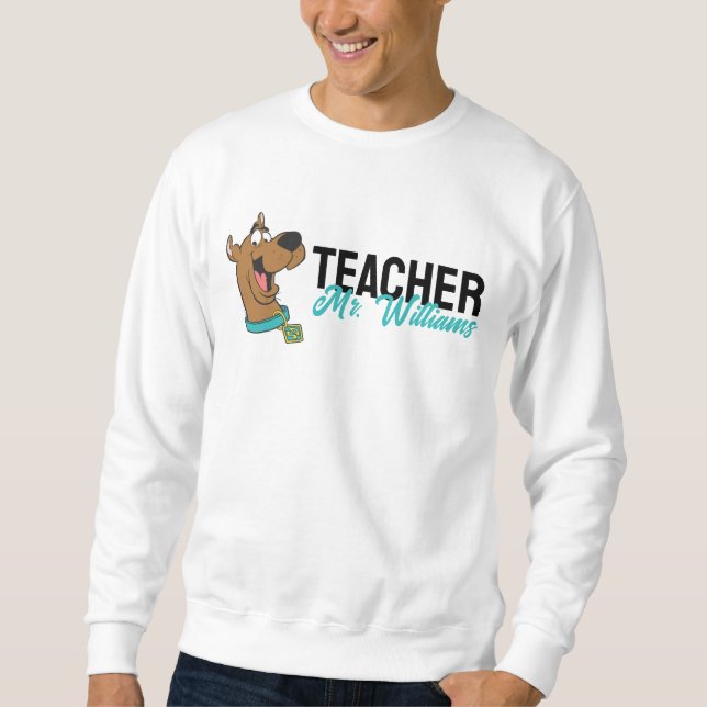Sweatshirt Personnalisé | Scooby-Doo Professeur de visage heu (Devant)