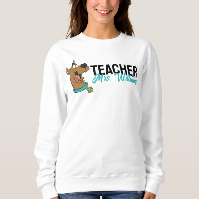 Sweatshirt Personnalisé | Scooby-Doo Professeur de visage heu (Devant)