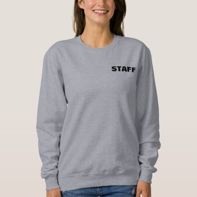 Sweatshirt Personnel De Conception Avant Et Arrière En Gros A (Devant)