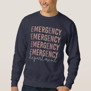 Sweatshirt Personnel du service des urgences Infirmière des