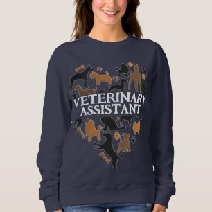 Sweatshirt Personnel vétérinaire adjoint vétérinaire