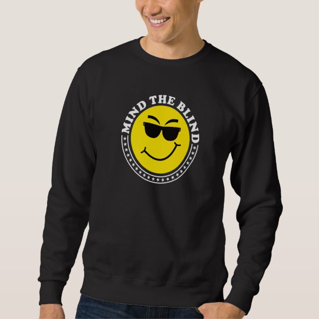 Sweatshirt Personnes aveugles Humour Lecteur en braille Lecte (Devant)