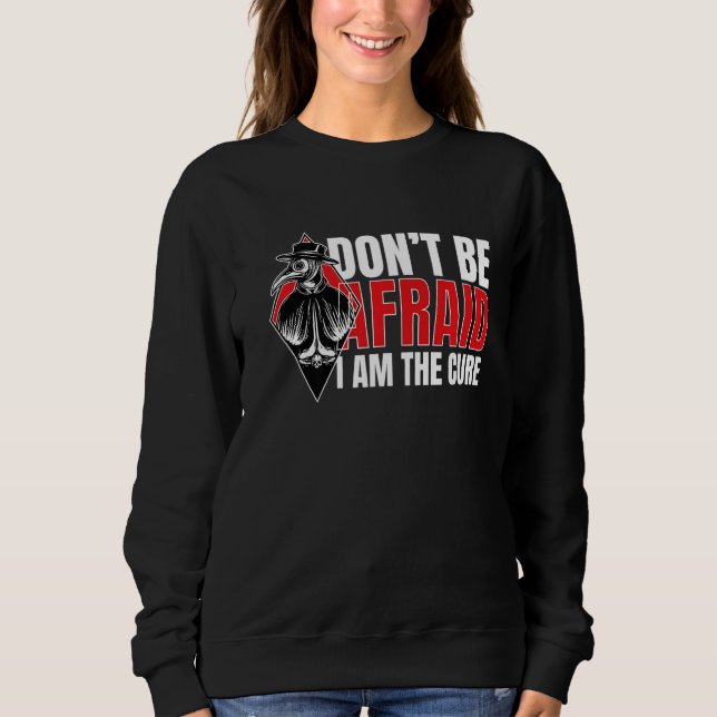 Sweatshirt Pest Doktor Je N'Ai Pas Peur I Steampunk Médiéval (Devant)