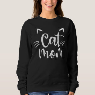 Sweatshirt Pet Chat Maman Femme Chat Mama