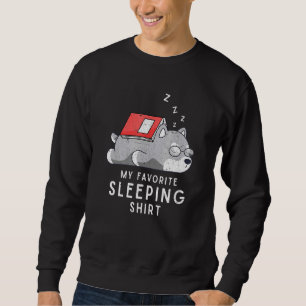 Sweatshirt Pet Late Riser Sleepy Animal Late Night Sleeping