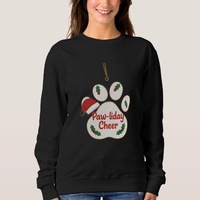 Sweatshirt Pet lovers’ favorite — a paw print  (Devant)