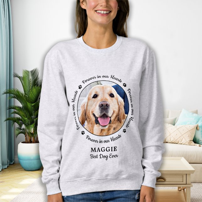 Sweatshirt Pet Memorial Pet Loss Personalized Dog Photo T-Shi (Créateur téléchargé)
