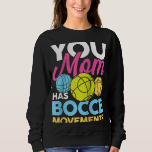 Sweatshirt Petanque Petanque Jeu Bocce Boule Raglan