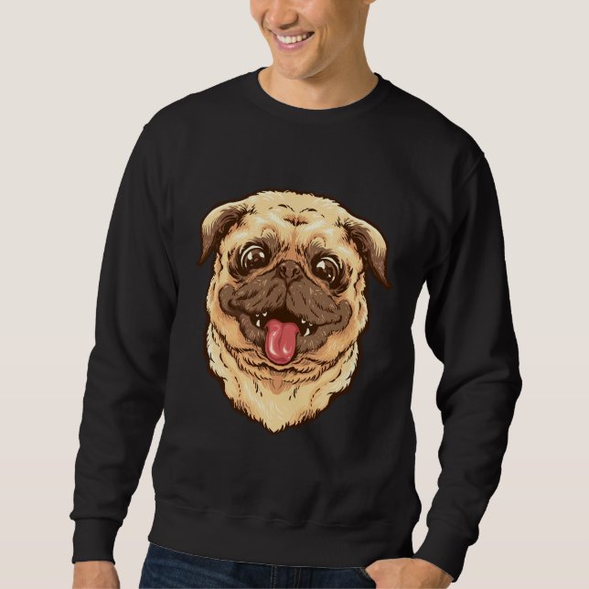 Sweatshirt Petit chien carlin Essential T-shirt 8 (Devant)