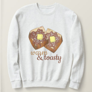 Sweatshirt Petit déjeuner Français de sirop de pain chaud et 