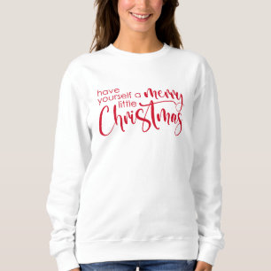 Sweatshirt Petit Noël Rouge Script