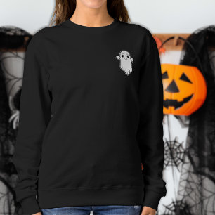 Sweatshirt Petit personnage de dessin animé de fantôme souria