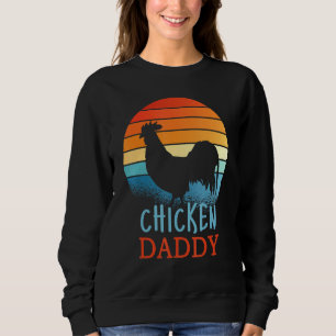 Sweatshirt Petit poulet papa volaille papa de volaille Fermie