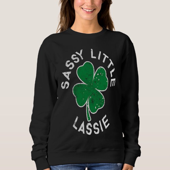 Sweatshirt Petite coquine Lucky C St Patrick's Day Distr (Devant)