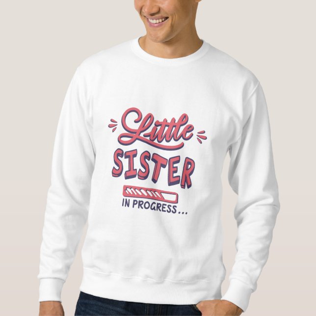 Sweatshirt Petite soeur en cours (Devant)