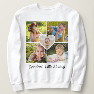 Sweatshirt Petites bénédictions de grand-mère - collage perso