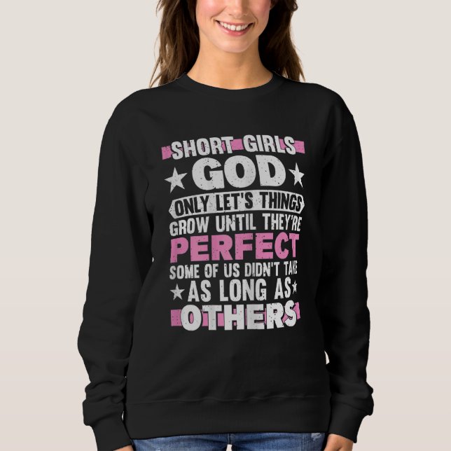 Sweatshirt Petites filles jusqu'à ce qu'elles soient parfaite (Devant)