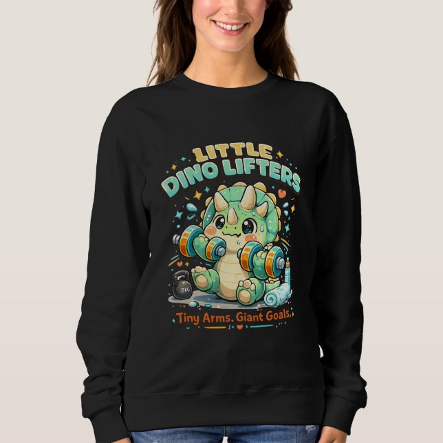 Sweatshirt Petits Leveurs de Dino 8KG | Bras Minuscules Objec (Devant)
