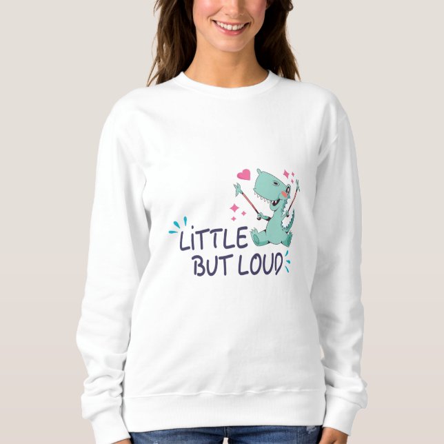 Sweatshirt Peu mais bruyant (Devant)