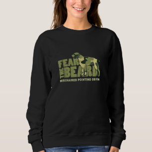 Sweatshirt Peur La Barbe Camo Pointeur À poils durs Griffon H