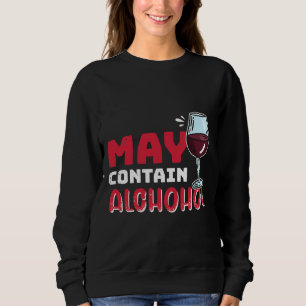 Sweatshirt Peut Contenir Du Vin À Boire D'Alcool 28