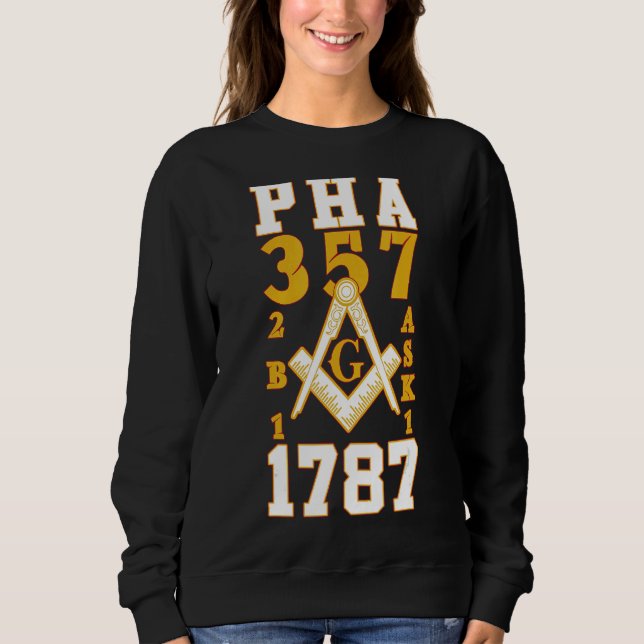 Sweatshirt Pha 357 Mason 1987 2b1ask1 Carré de boussole Père (Devant)
