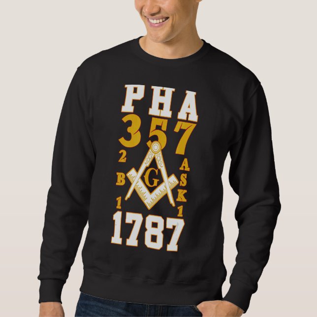 Sweatshirt Pha 357 Mason 1987 2b1ask1 Carré de boussole Père (Devant)