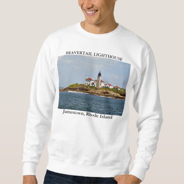 Sweatshirt Phare de Beavertail, Jamestown Île de Rhode (Devant)