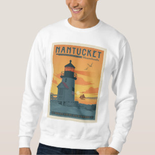 Sweatshirt Phare de Brant Point Nantucket MA