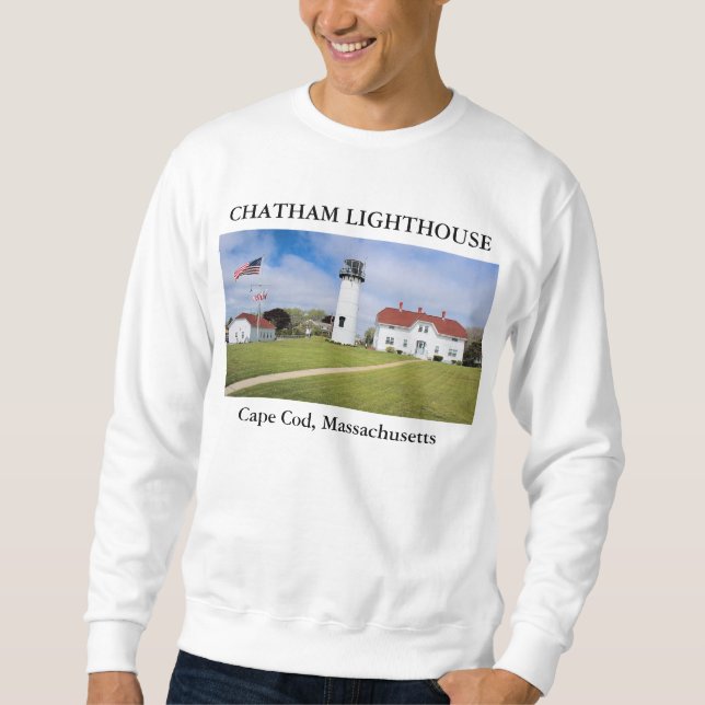 Sweatshirt Phare de Chatham, Cape Cod le Massachusetts (Devant)