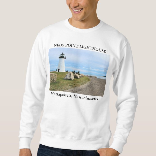 Sweatshirt Phare de point de Neds, Mattapoisett le (Devant)