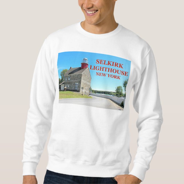 Sweatshirt Phare de Selkirk, rivière Saumon New York (Devant)