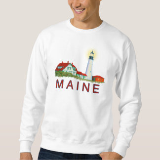 Sweatshirt Phare, Maine, Portland Head Light, Côtier
