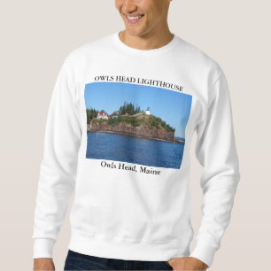 Sweatshirt Phare principal de hiboux, Maine