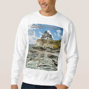 Sweatshirt Phare rose d'île, Île de Rhode